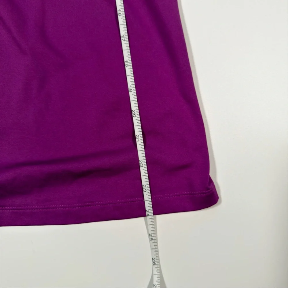 Nike Dri-Fit Women's Live Strong Purple Long Sleeve‎ 1/4 Zip Pullover Size XS